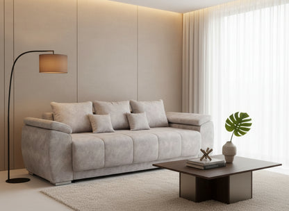 Canapea extensibila 3 locuri - Elena cu tapiterie din stofa