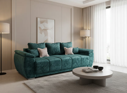 Canapea extensibila 3 locuri - Elena cu tapiterie din stofa