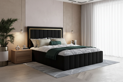 Pat tapitat 2 locuri – Imperial din stofă premium