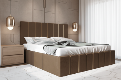 Pat Tapițat Cu Somieră