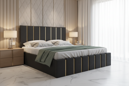 Pat Tapițat Cu Somieră